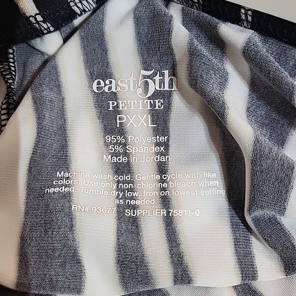 East 5th‎ Skirt PXXL Animal Print Elastic Waist Side Slit Maxi Petite NWT Flowy - Picture 7 of 8